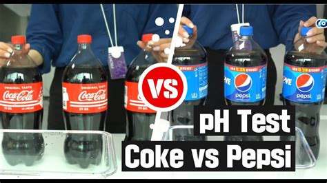 testing ph of soft drinks|is pepsi acidic or basic.